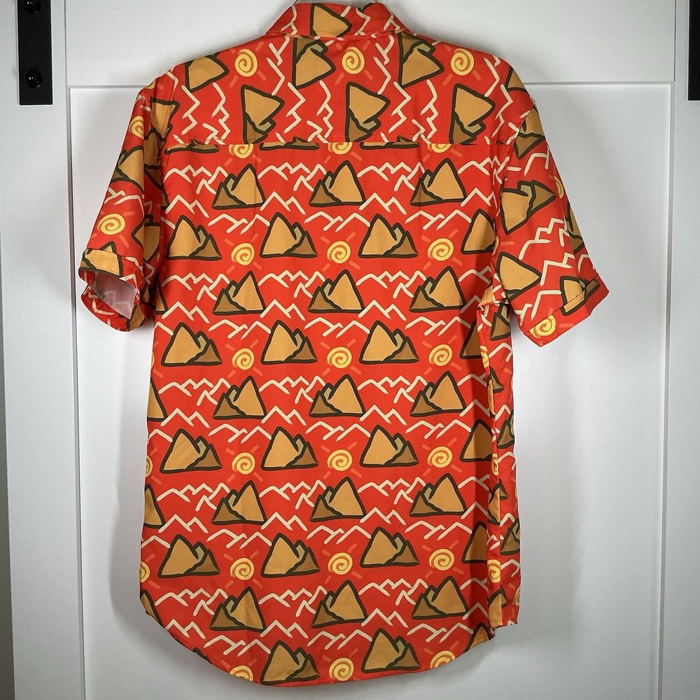 RSVLTS The Roosevelts Cave Paint Kunuflex short sleeve button-up shirt Size Med‎ - Picture 2 of 6